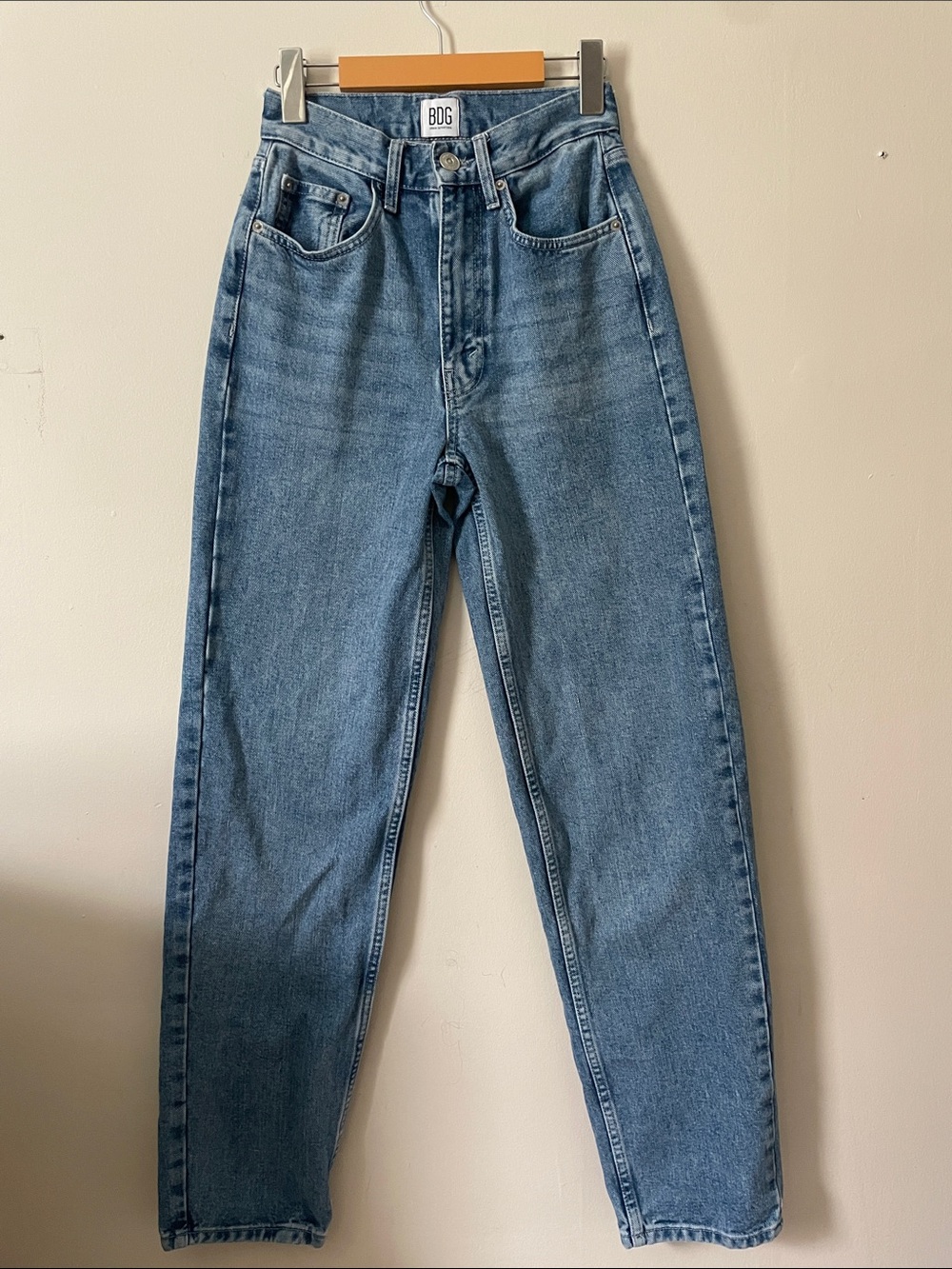 BDG Urban Outfitters High Rise Baggy Jeans Light Wash Women’s 24